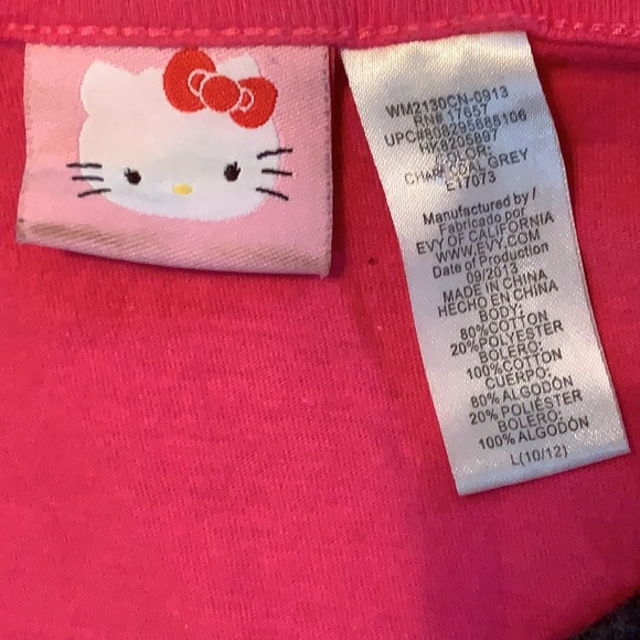 Hello kitty shirt with sequins shrug - Picture 5 of 6